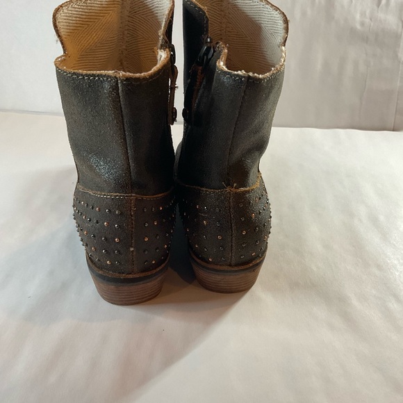 Reef Adora studded detail rustic distressed faux leather ankle boots women’s 7 - Picture 2 of 6